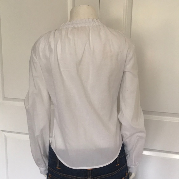 NWOT Groa Ruffled button down blouse - Picture 5 of 8